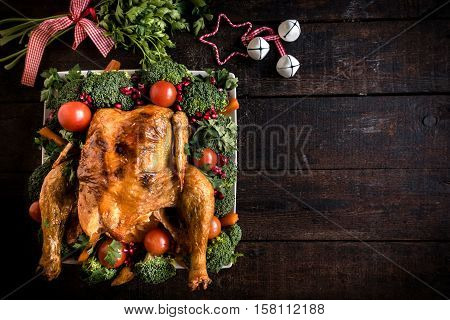 Christmas Dinner Served