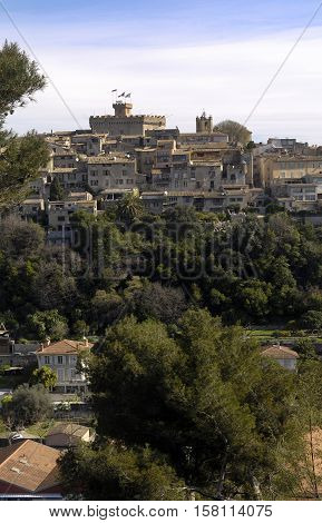Medieval village of Cagnes Sur Mer French Riviera