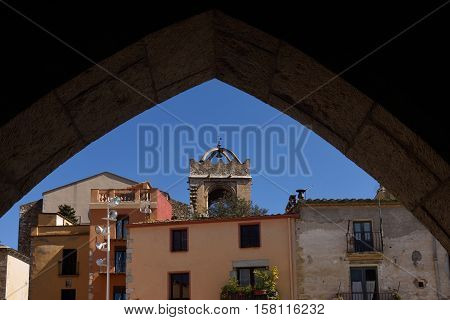 Church of Sant Martí Perelada Baix Empordà Girona province Catalonia Spain