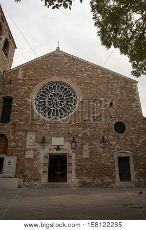 medioeval church in Trieste Friuli Italy Europe