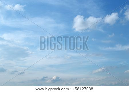 It's painted by cloudy sky. Everyday the sky create new atmosphere and emotion always