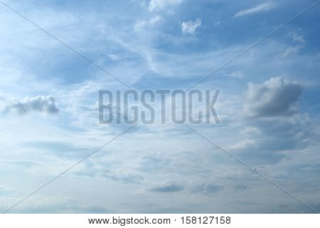 It's painted by cloudy sky. Everyday the sky create new atmosphere and emotion always