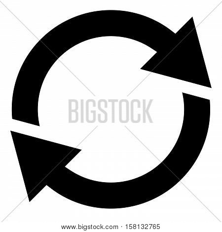 Circular Arrow, Circle Arrow Icon. Rotation, Restart, Twist, Turn Concept Icon / Button