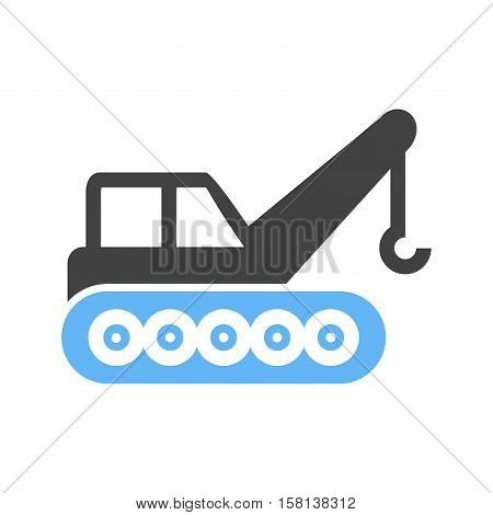Fork, lift, shipment icon vector image. Can also be used for lifter. Suitable for mobile apps, web apps and print media.