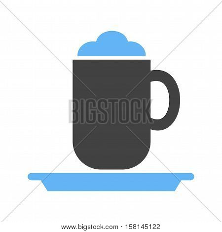 Cappucino, cup, coffee icon vector image. Can also be used for coffee shop. Suitable for web apps, mobile apps and print media.