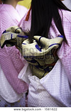 Kimono dansçı Obi