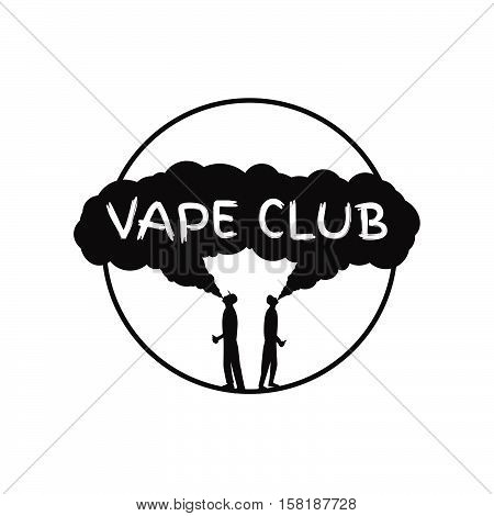 Vape Club Badge, Logo Or Symbol Design Concept