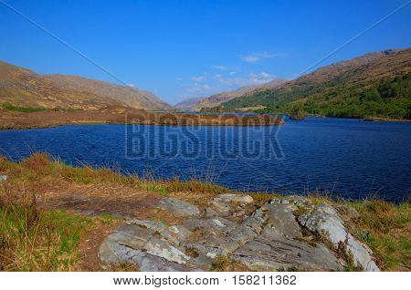 Loch Eilt Lochaber West Highlands of Scotland near Glenfinnan and Lochailort and west of Fort William