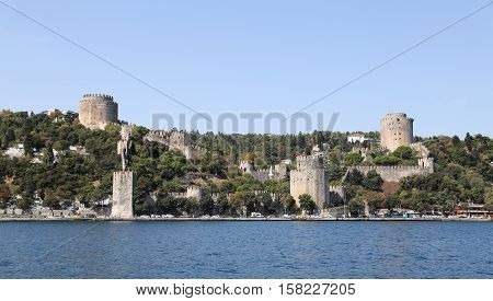 Rumelian Castle In Istanbul City