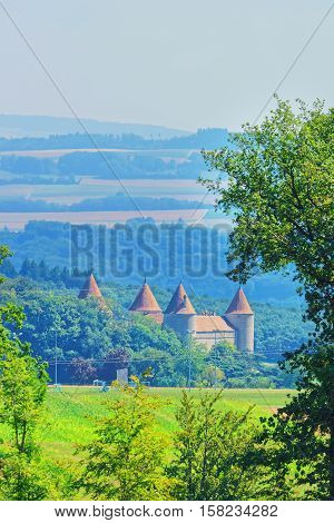 Castle Of Yverdon In Jura Nord Vaudois Vaud Switzerland