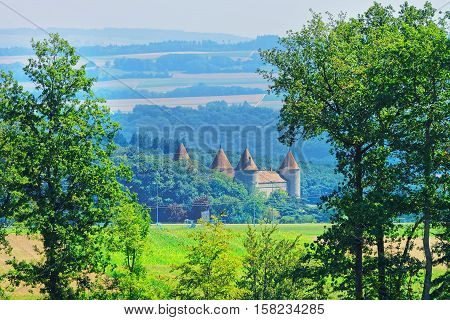 Castle In Yverdon In Jura Nord Vaudois Vaud Switzerland