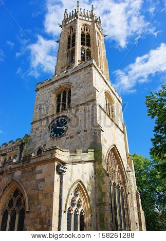York Minster in York in England. It is also called Cathedral and Metropolitical Church of Saint Peter in York.