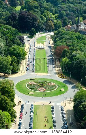 the nice City of Brussels in Belgium