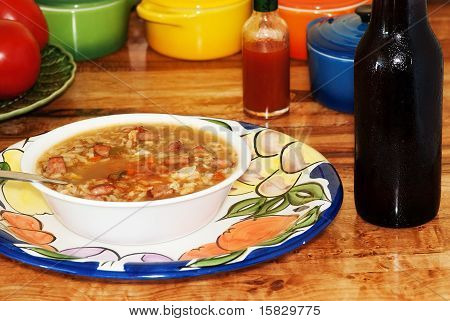 Kold øl og Hot Gumbo