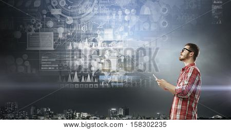 Innovative technologies for your device . Mixed media