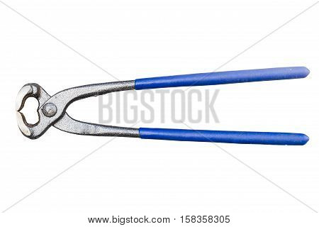 industry construction site worker pliers wire tool.isolated white background