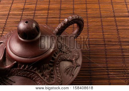 Brown Chinese Teapot