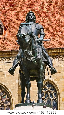 King Matthias Corvin Statue