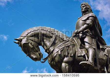 King Matthias Corvin Statue