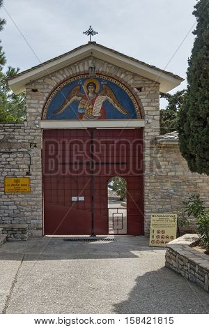 Church in the Archangel Michael Monastery in Thassos island, East Macedonia and Thrace, Greece
