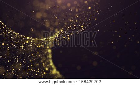 Abstract Gold Background. Glitter Background. New Yaer, Chrismas or Concert background.
