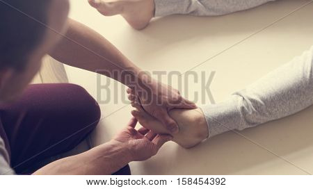 Health Wellness Massage Training Concept