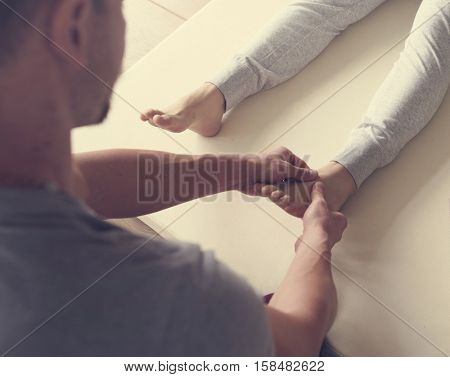 Health Wellness Massage Training Concept