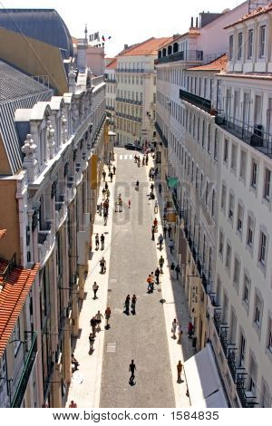 Streetview in Lissabon portugal