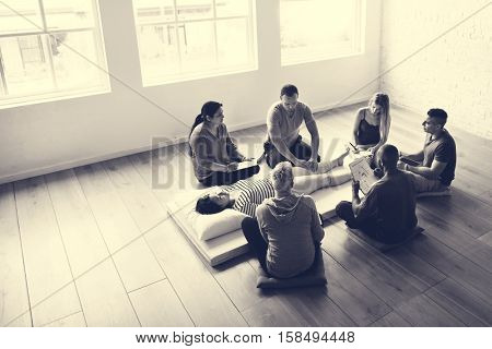 Health Wellness Massage Training Concept