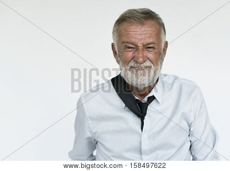 Man Cheerful Studio Portrait Concept