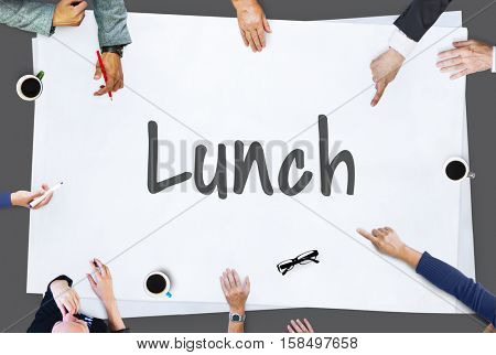 Time for Lunch Break Meal Food Cuisine Healthy Eating Concept