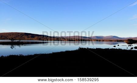 A view on the lake in Highlands.