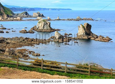 Atlantic Ocean Coastline Landscape (spain).