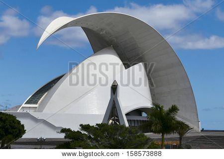 Auditorio de Tenerife in Santa Cruz de Tenerife.