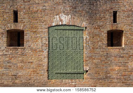Exterior Architecture of Fort Barrancas, Gulf Islands National Seashore, Florida