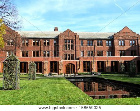 View of Munk School in the University of Toronto in Toronto Canada November 18 2016