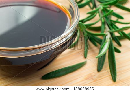Defocused And Blurred Image Of Soy Sauce
