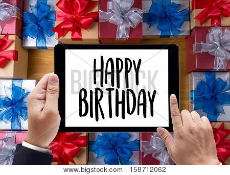 Happy Birthday  Celebration Congratulation Party  Hbd Birthday Greeting Card , Very Happy Happy Birt