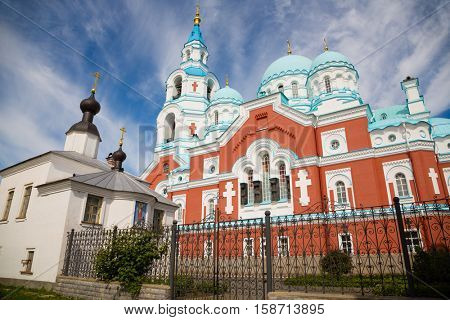 Valaam Savior Transfiguration (Spaso-Preobrazhensky) monastery. Karelia, North of Russia.
