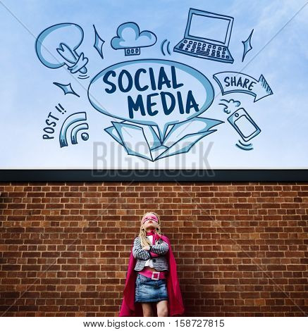 Social Media Internet Technology Concept