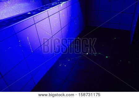 Developing of evidence on place of bloody crime