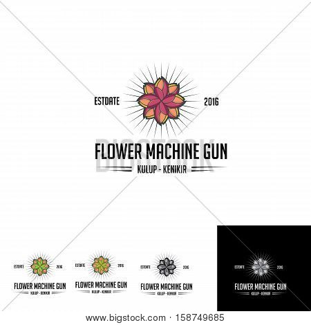 retro classic flower design for jewelry shop, luxury things, florist, or girls business area