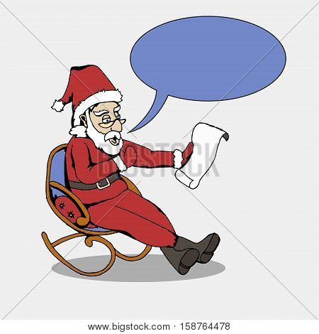 Santa With Letter