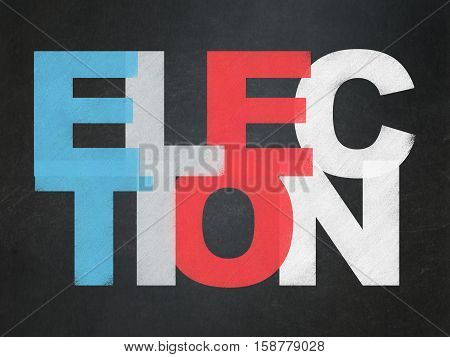 Political concept: Painted multicolor text Election on School board background, School Board