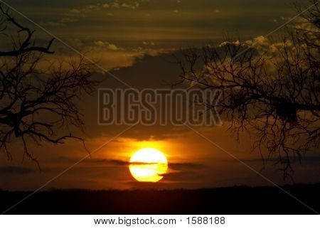 Texas solnedgang