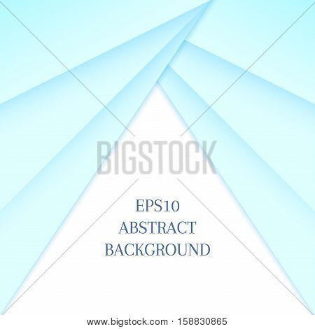 Abstract Background With Blue Triangles On A White Background.