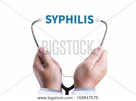 Syphilis Blood For Syphilis Test , Syphilis - Printed Diagnosis  , Syphilitic Ulcers Ulcus Durum , S
