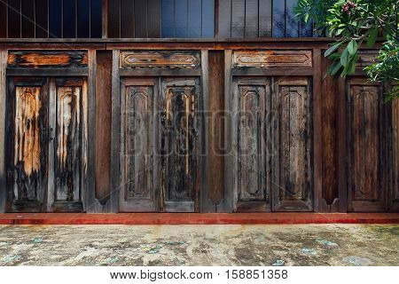 vintage background wall texture from old wood grunge color