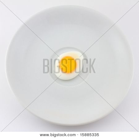 Fried Candy Egg On Saucer