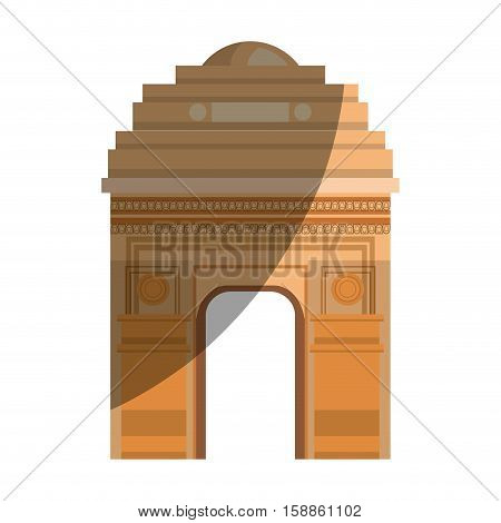 triumph arch france icon vector illustration design